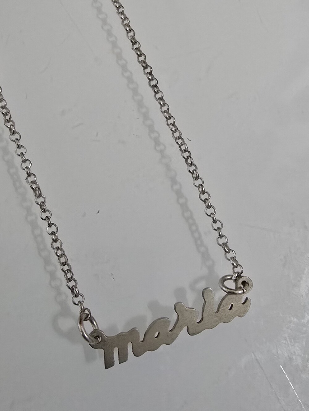 Sterling Silver "Maria" Necklace